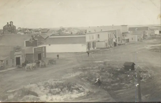 Bird's eye view of the main street